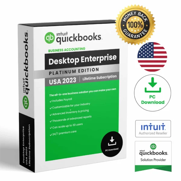 QuickBooks Desktop Enterprise 2023-($)-Original and Genuine Key